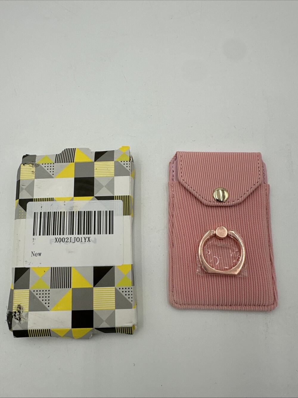 For Phone Universal Adhesive Stick On Wallet Credit Card Holder Ring Holder Case